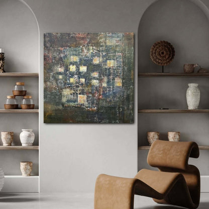 Væg Kunst i Lærred
