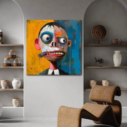 Expressionistisk Maleri i Oliefarve