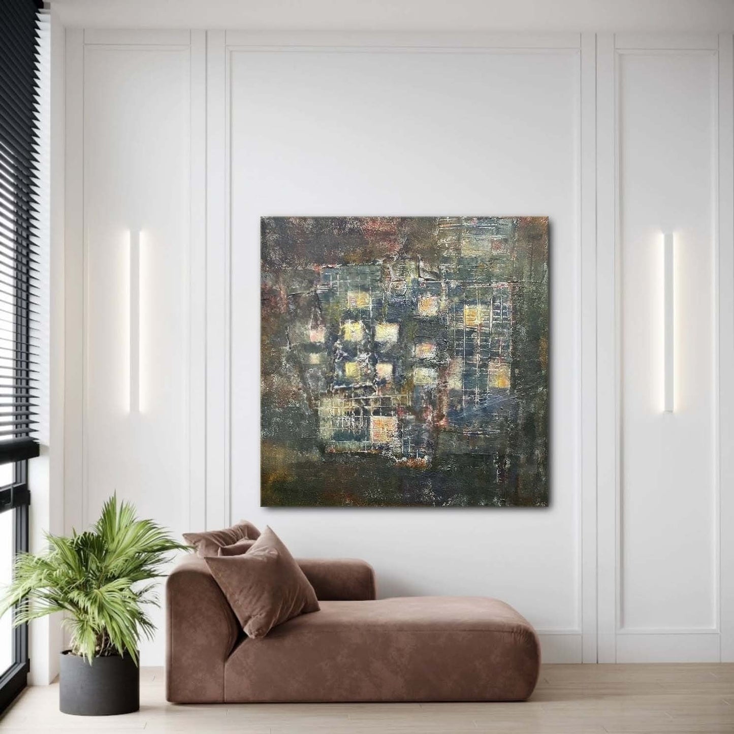 Væg Kunst i Lærred