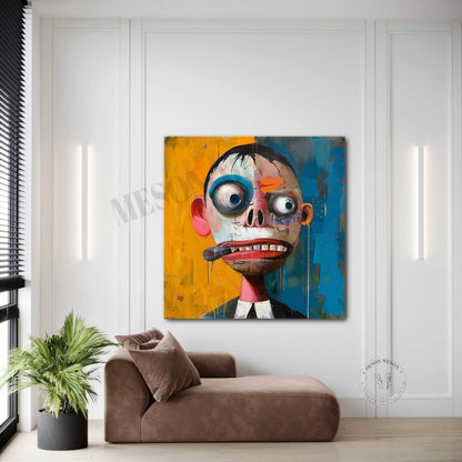 Expressionistisk Maleri i Oliefarve