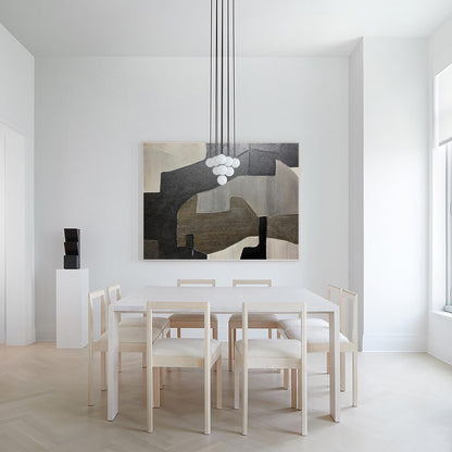 Wabi-Sabi Vægkunst i Lærred