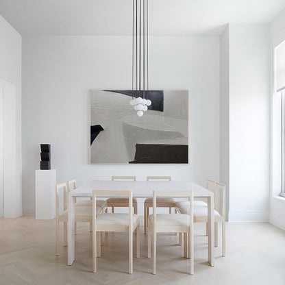 Minimalistisk Maleri i Oliefarve