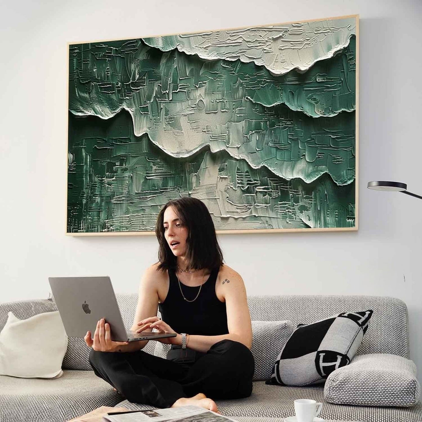 Vægkunst Billede i 3D Impasto Puds