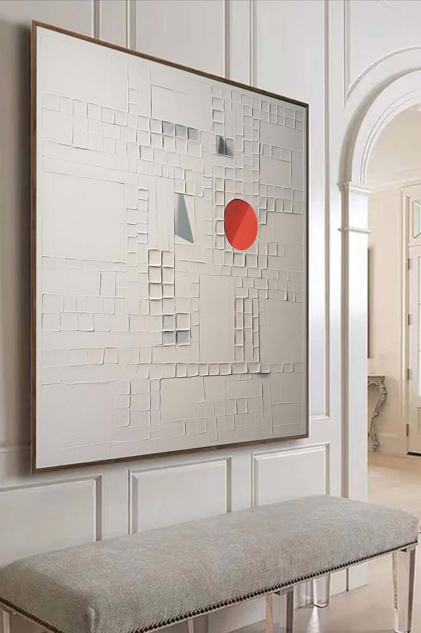 Minimalistisk Vægkunst i Akryl