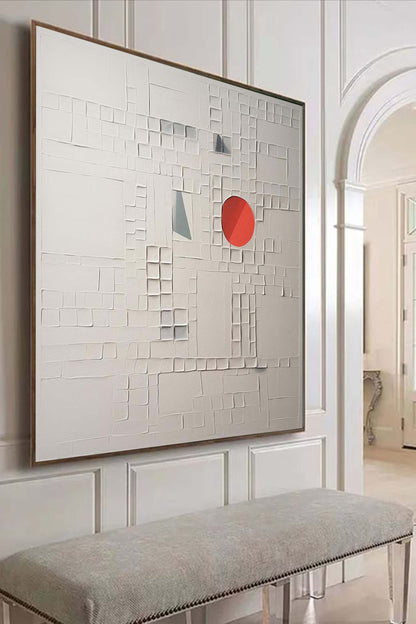 Minimalistisk Vægkunst i Akryl