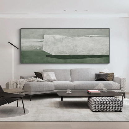 Minimalistisk Maleri i Lærred