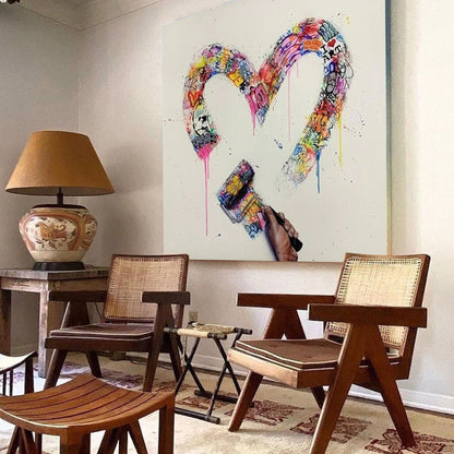 Pop Art Vægkunst i Lærred