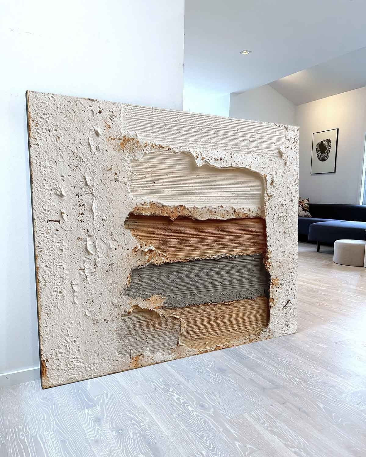 Wabi-Sabi Vægmaleri i Papir
