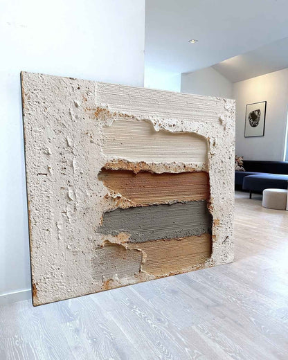Wabi-Sabi Vægmaleri i Papir