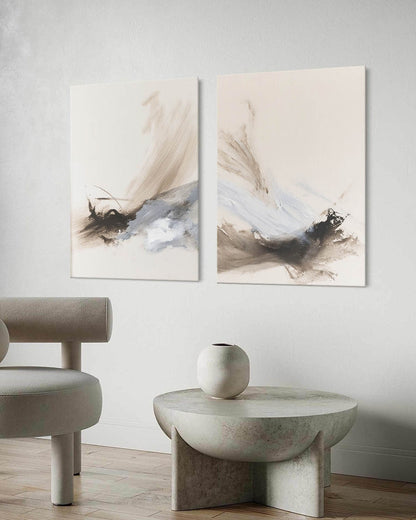 Wabi-Sabi Maleri i Lærred