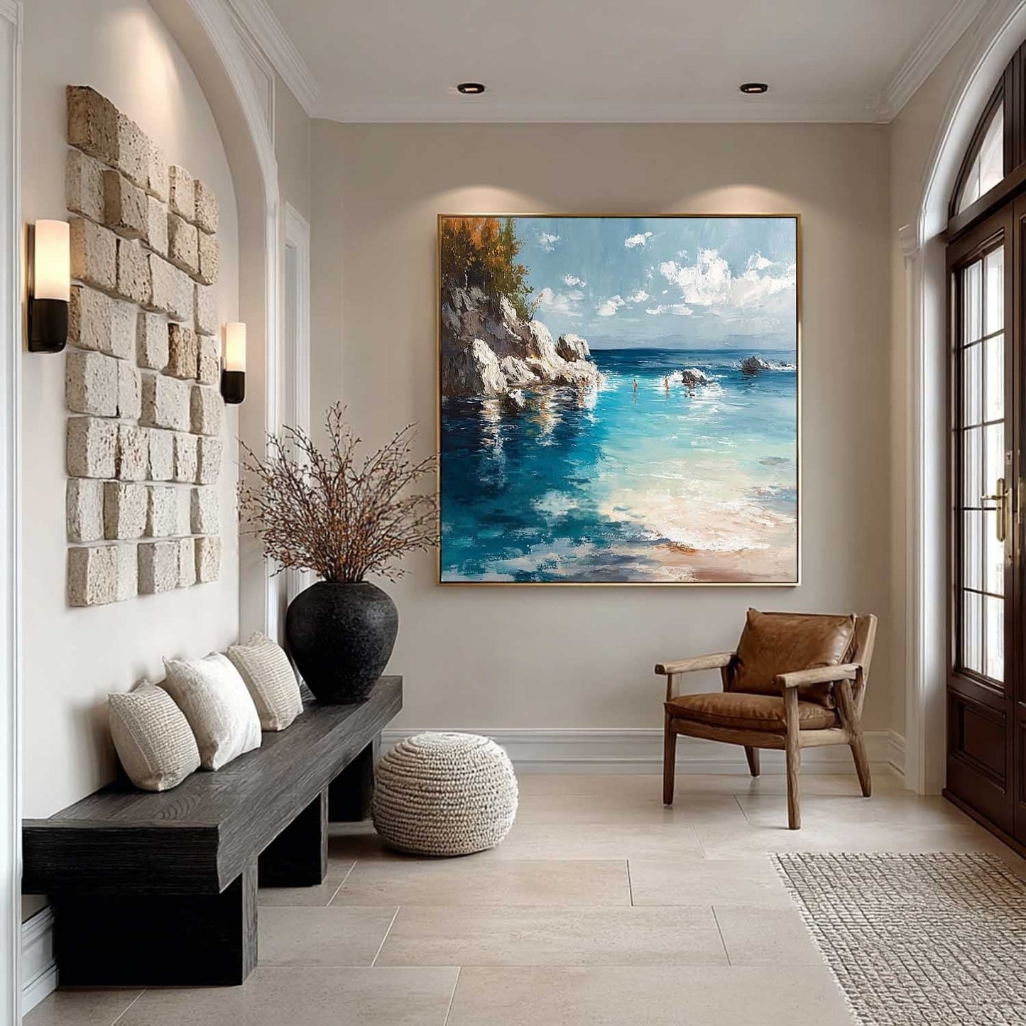 Cliffside Maleri i Akryl