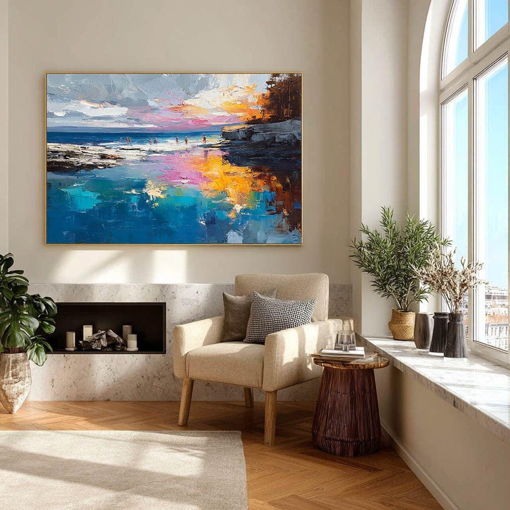 Vibrant Maleri i Akryl