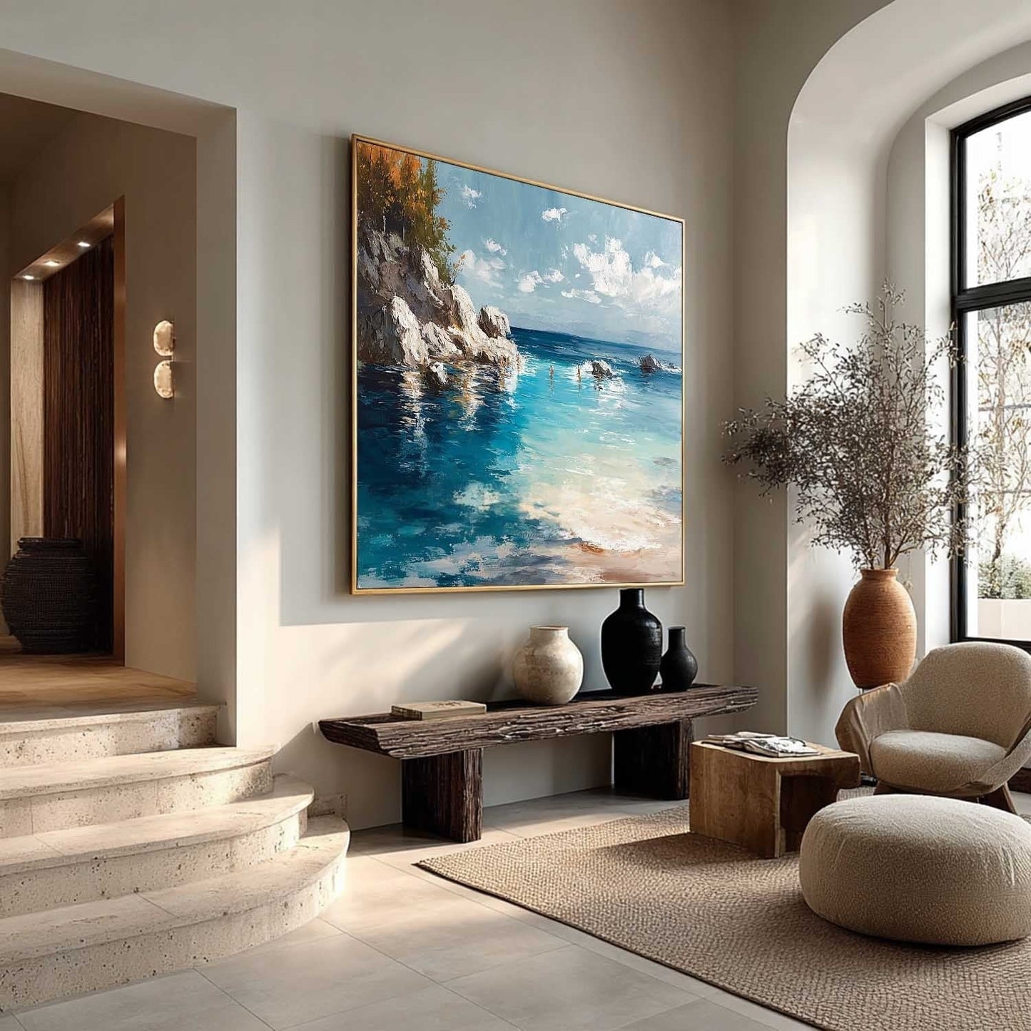 Cliffside Maleri i Akryl