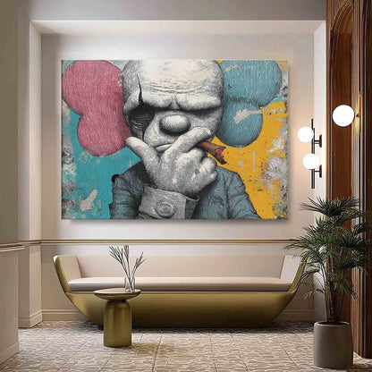 Kaws Kunstmaleri i Akryl