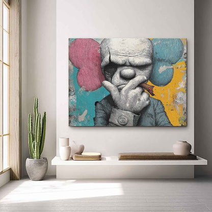 Kaws Kunstmaleri i Akryl