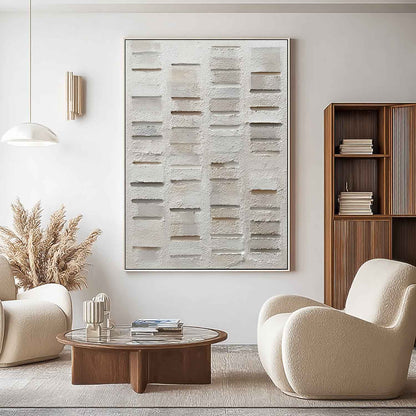 Wabi-Sabi Vægkunst i Lærred