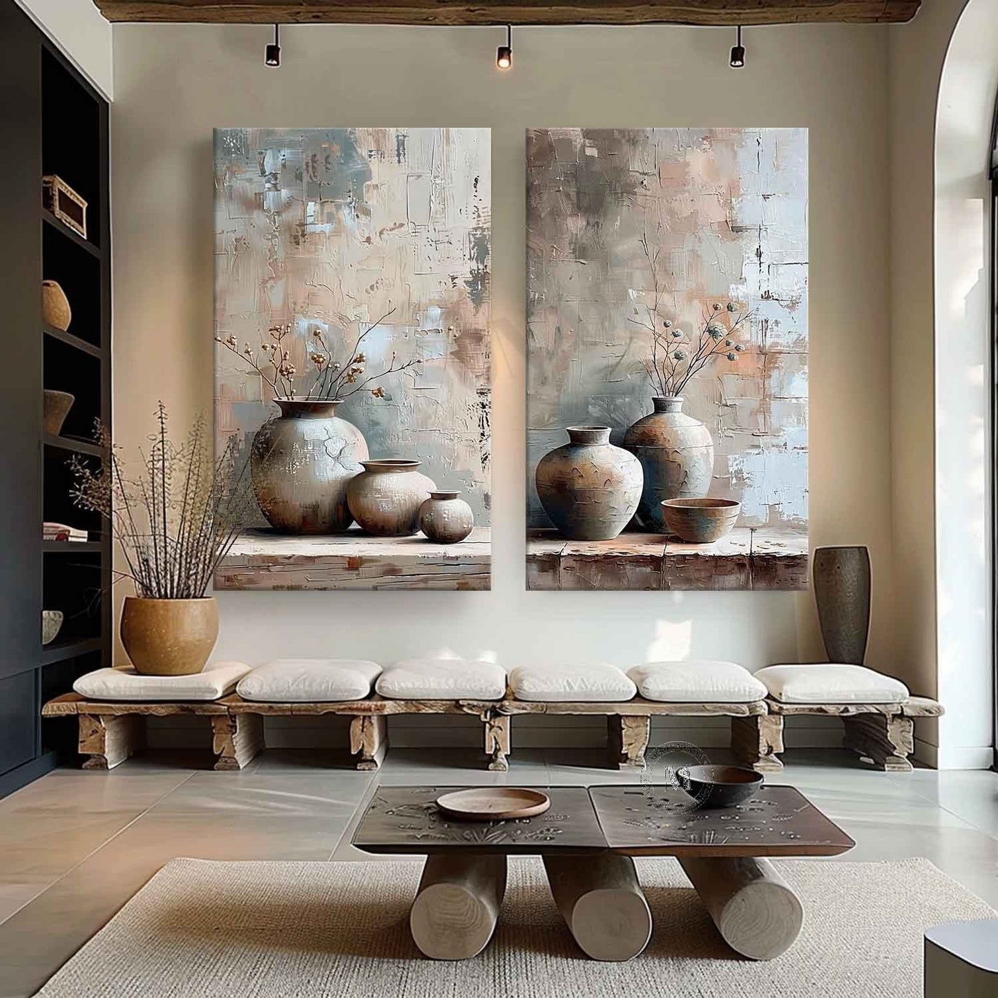 Wabi-Sabi Maleri i Lærred