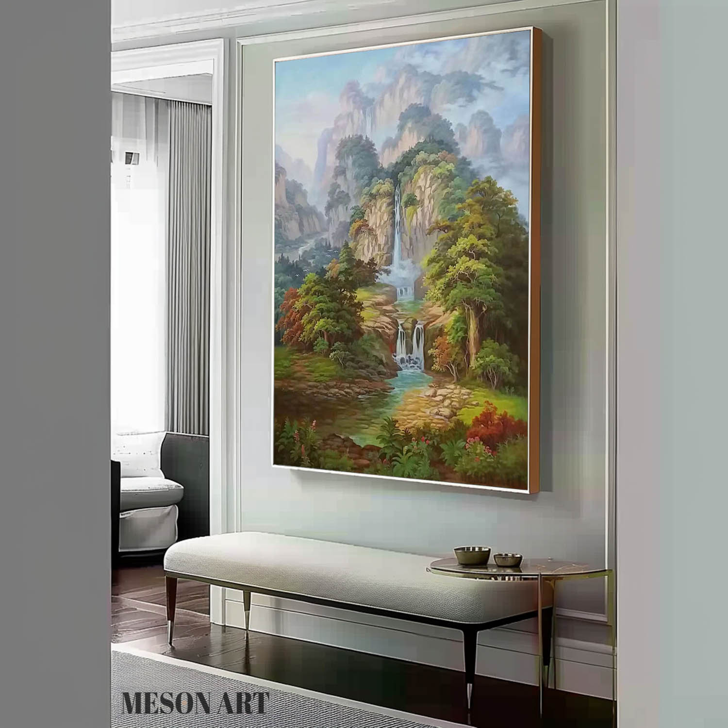 Vægkunst Maleri i Lærred