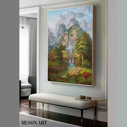 Vægkunst Maleri i Lærred