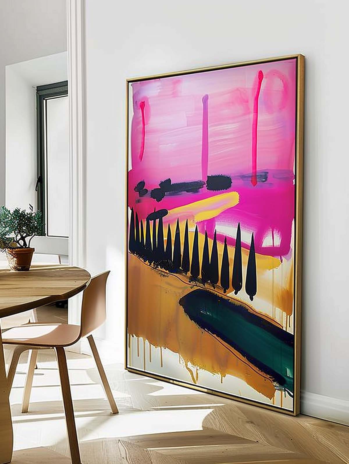 Vægkunst Plakat i Lærred