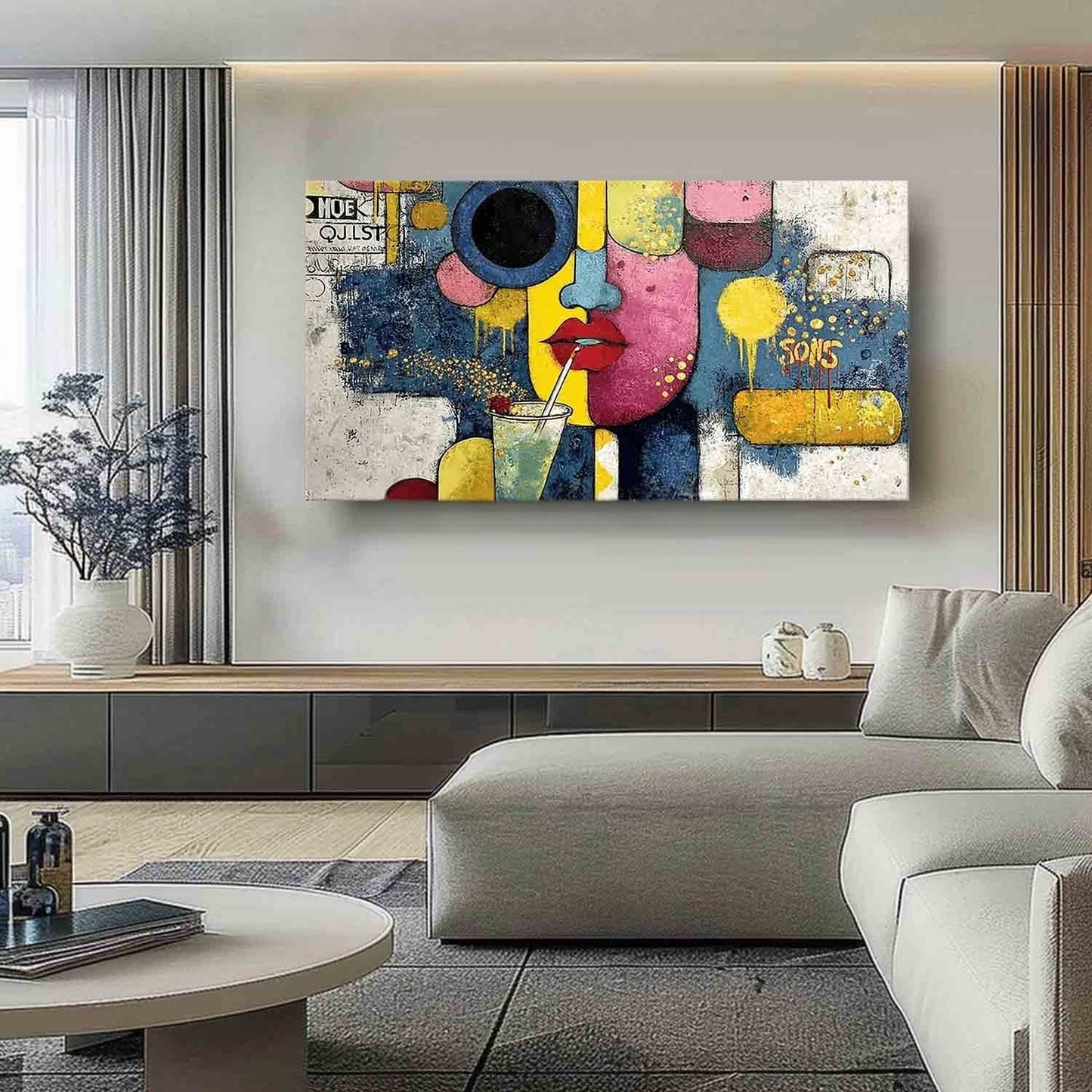 Pop Art Plakat i Lærred