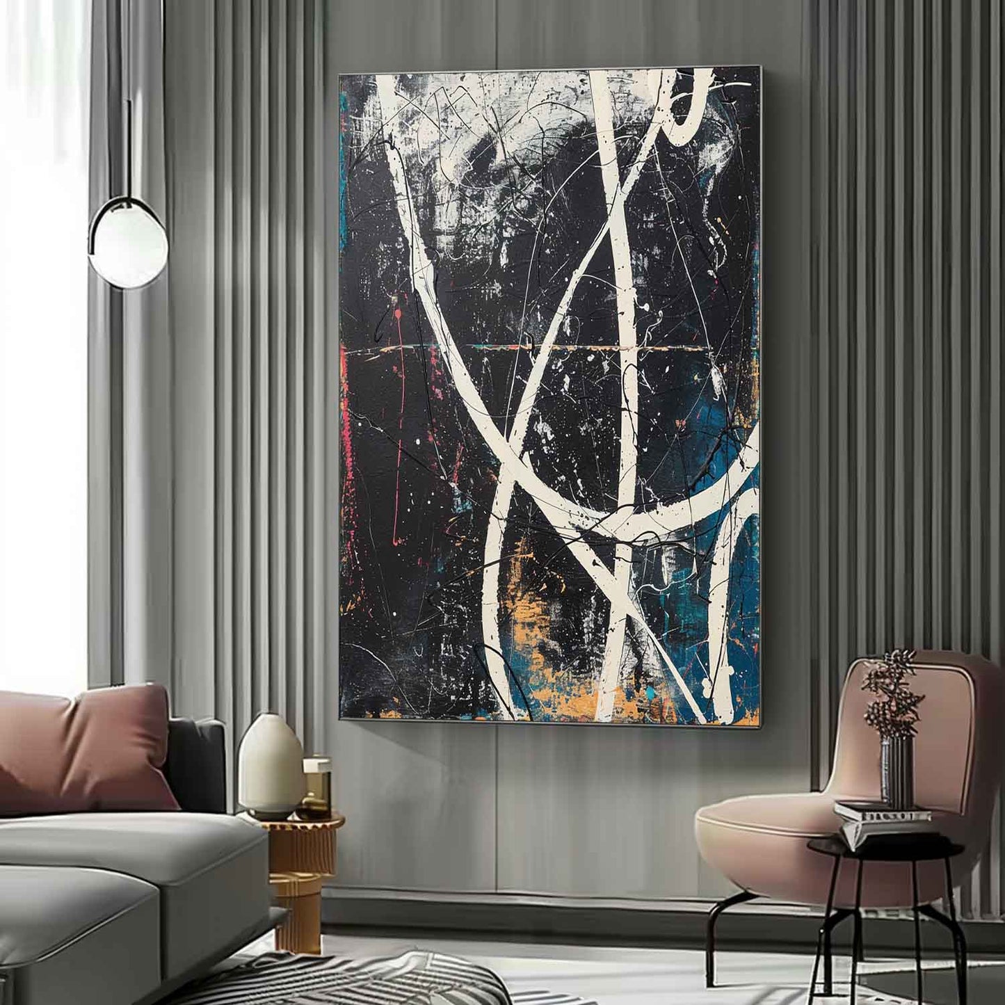 Vægkunst Maleri i Akryl