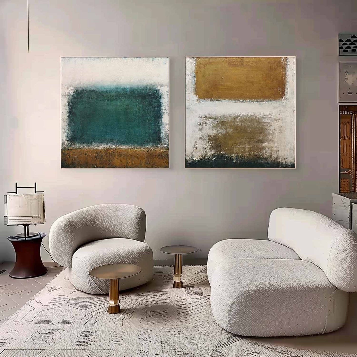 Rothko Maleri sæt i Lærred