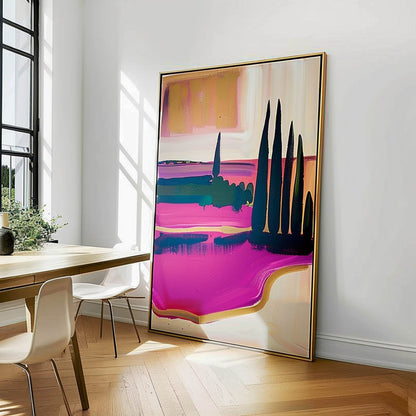 Vibrant Maleri i Oliefarve