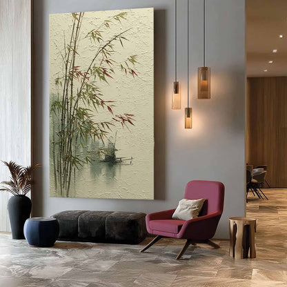 Bamboo Vægkunst i Akryl