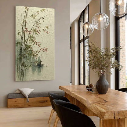 Bamboo Vægkunst i Akryl