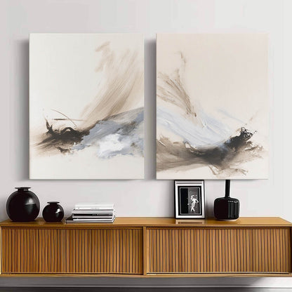 Wabi-Sabi Maleri i Lærred