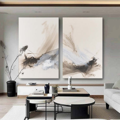 Wabi-Sabi Maleri i Lærred