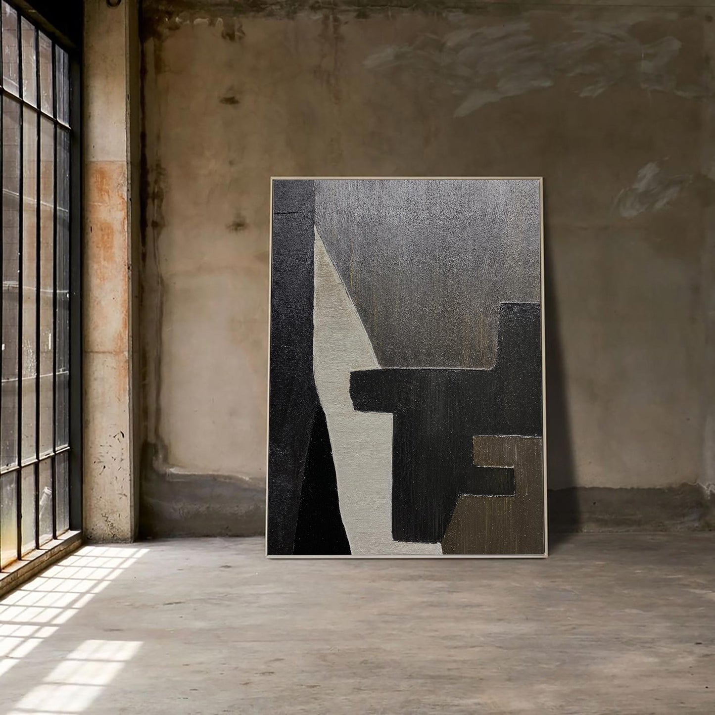 Minimalistisk Vægkunst i Lærred