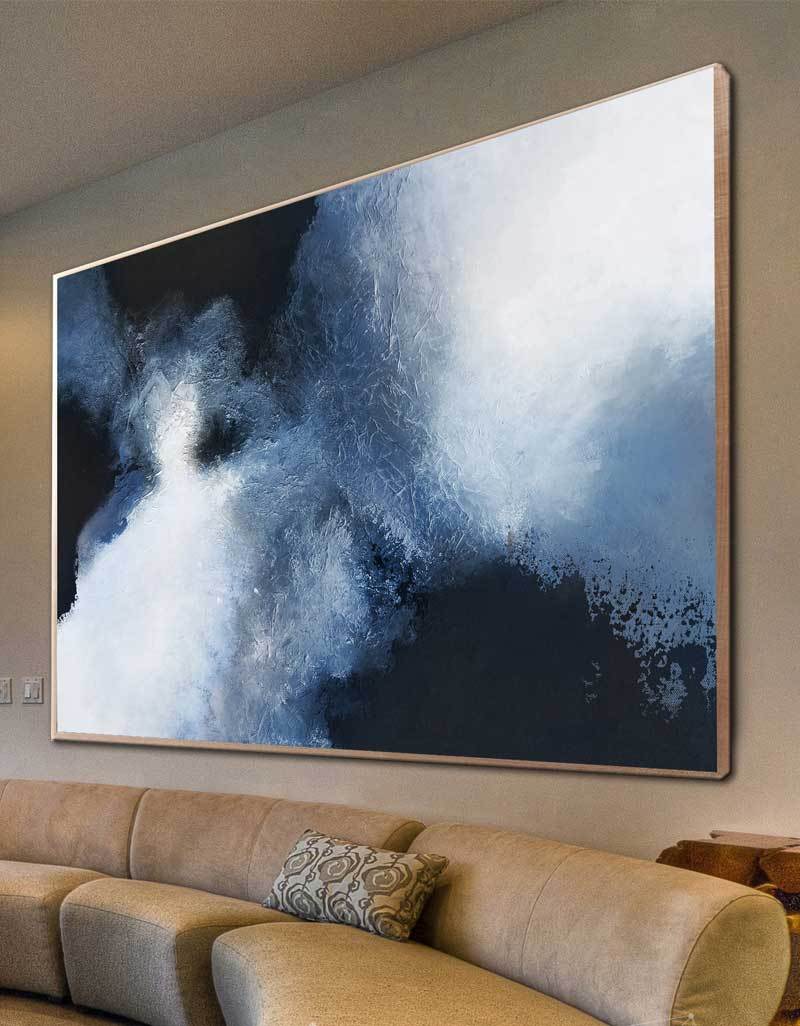 Abstrakt Vægkunst i Lærred