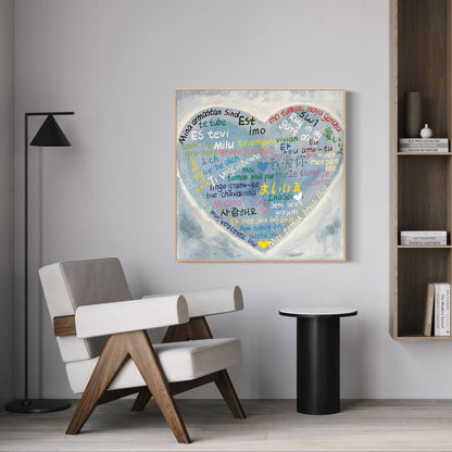 Vægkunst Plakat i Lærred