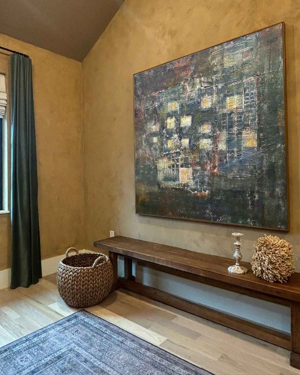 Væg Kunst i Lærred