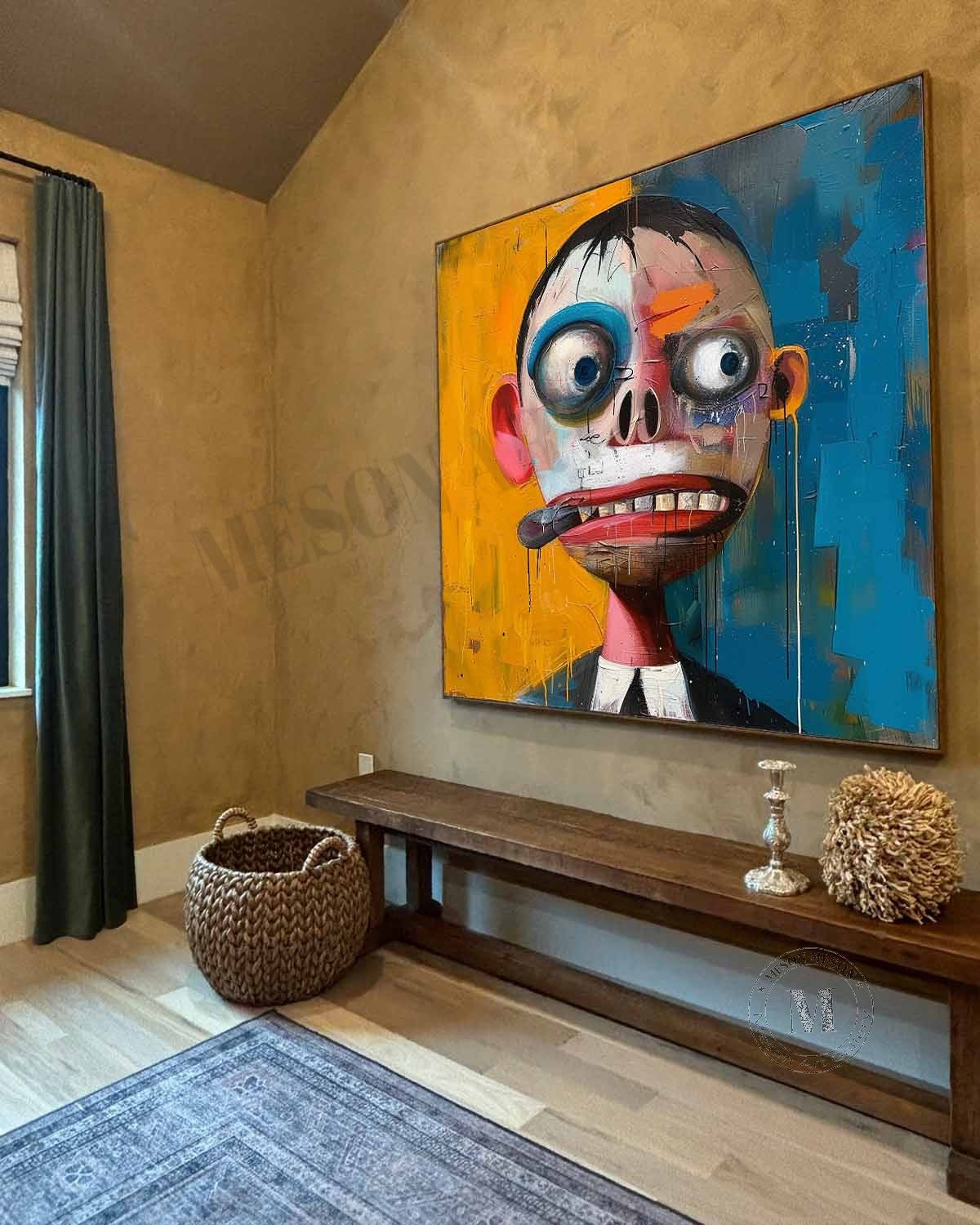 Expressionistisk Maleri i Oliefarve