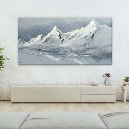 Vægkunst Maleri i Impasto Teknik