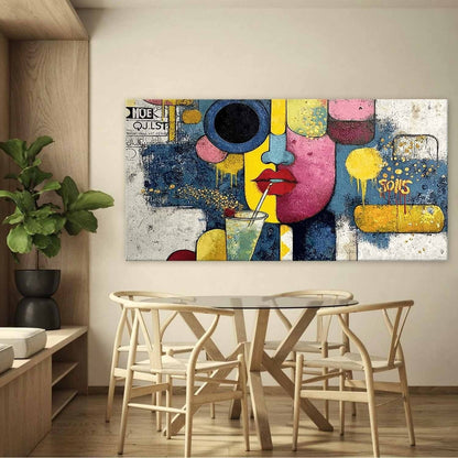 Pop Art Plakat i Lærred