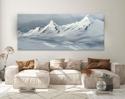 Vægkunst Maleri i Impasto Teknik