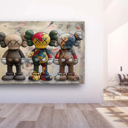 Pop Art Maleri i Olie på Lærred