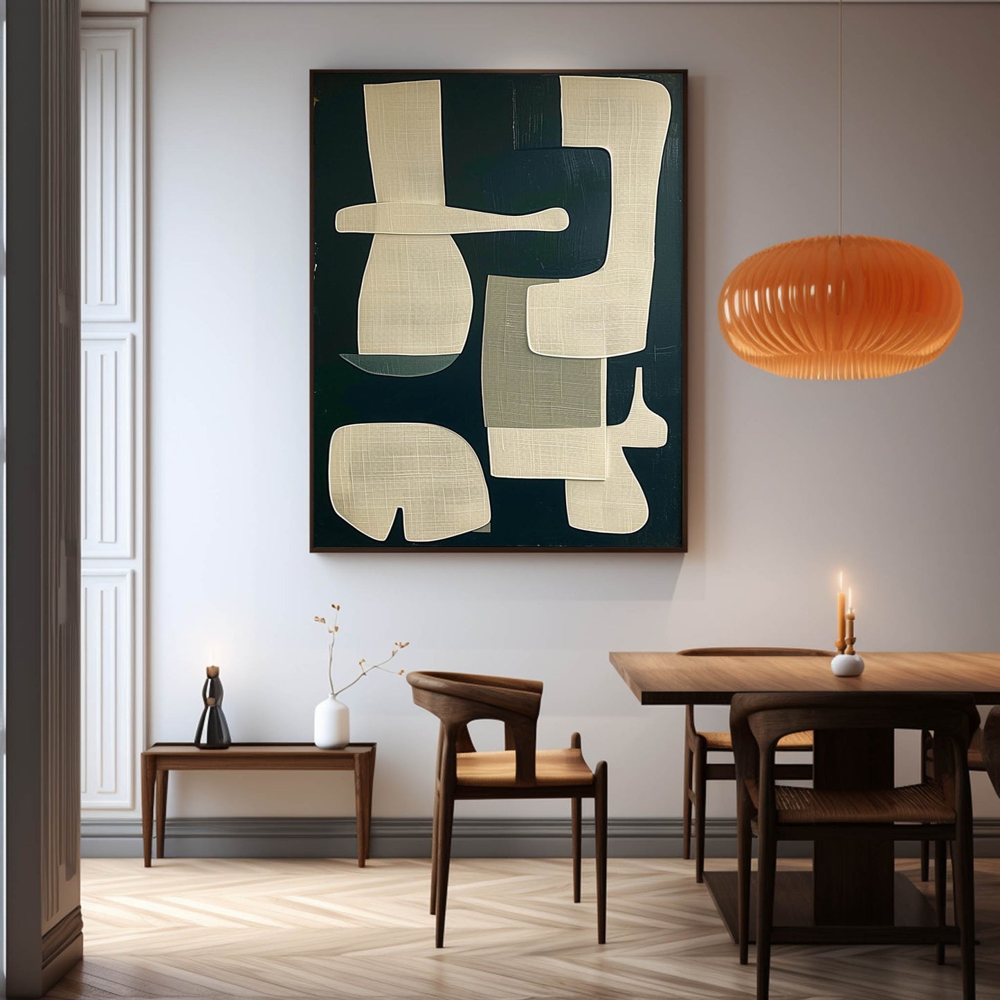 Mid-Century Plakat i Papir