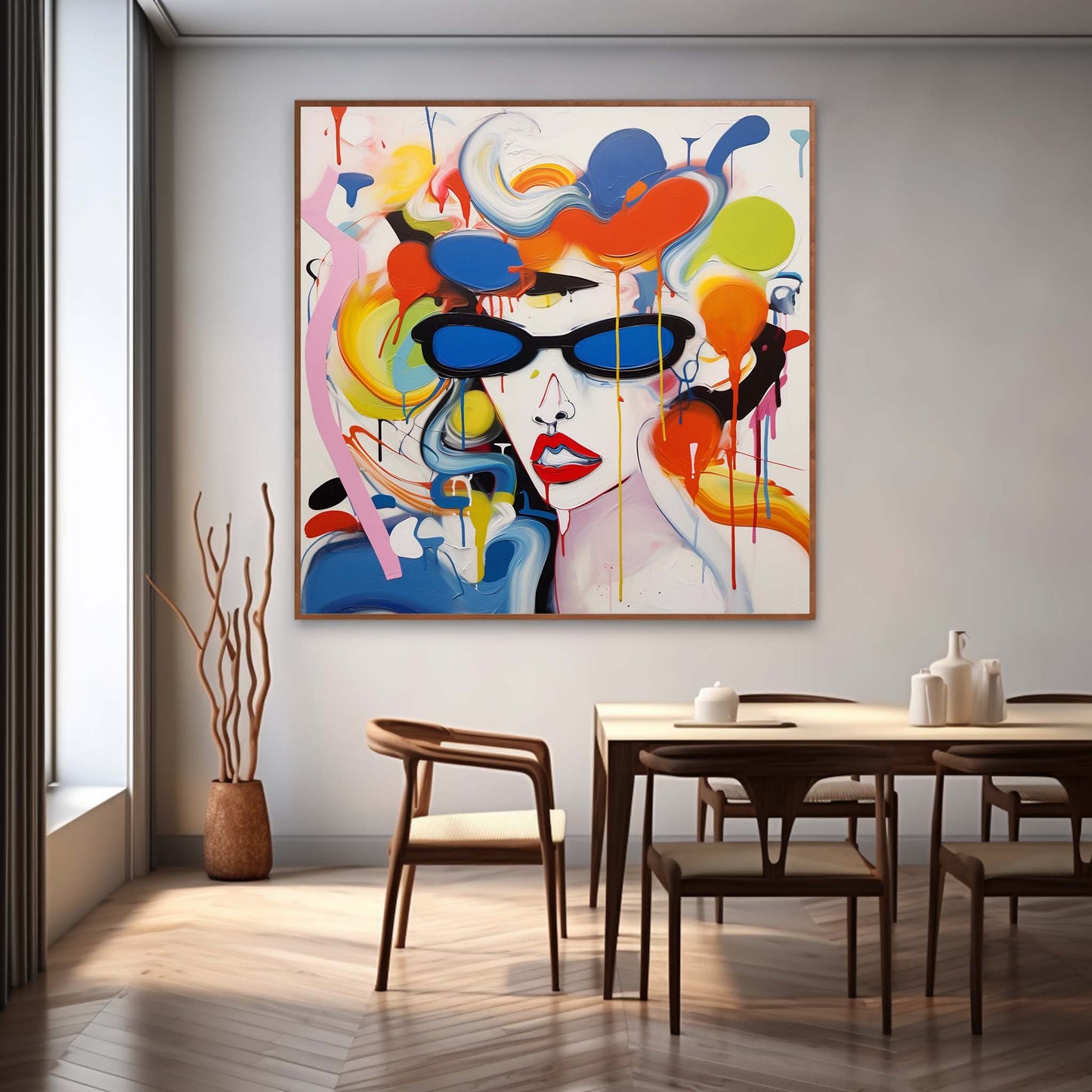 Pop Art Maleri i Akryl