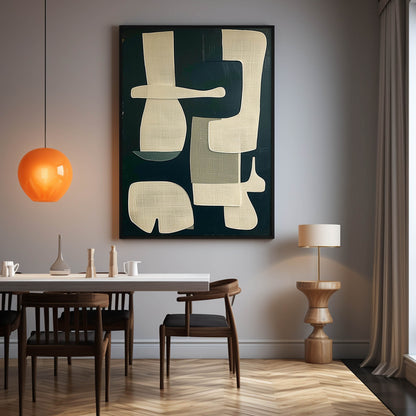 Mid-Century Plakat i Papir