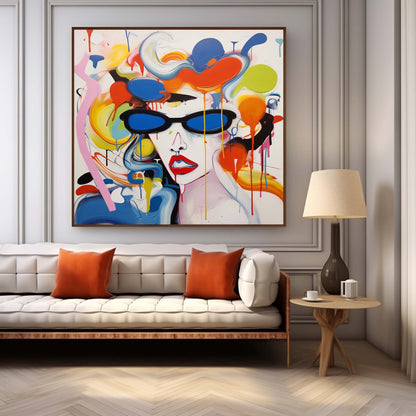 Pop Art Maleri i Akryl