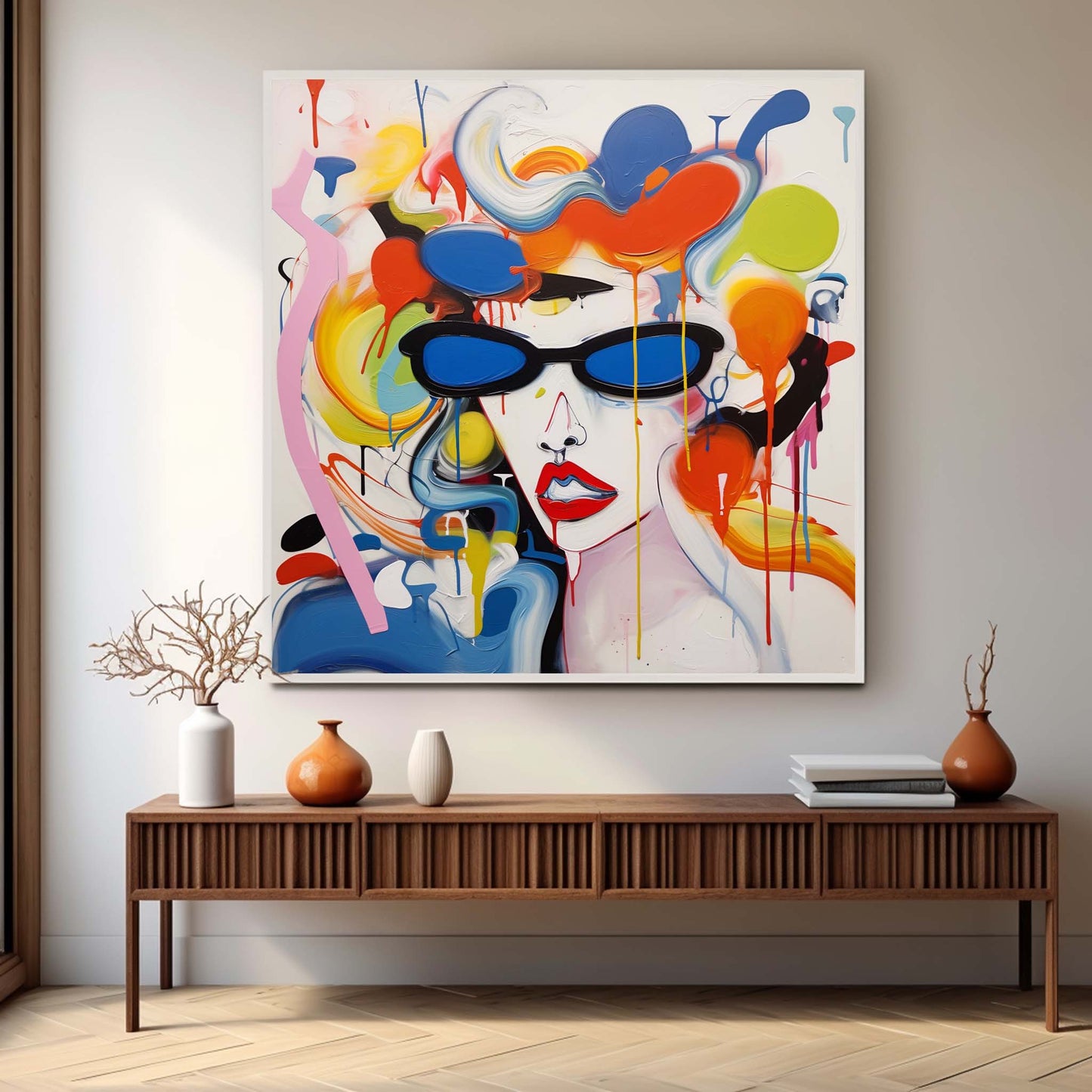 Pop Art Maleri i Akryl