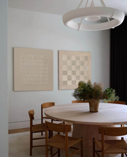Vægkunst Diptyk i Vævning